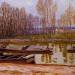Barges on the Loing Canal, Spring